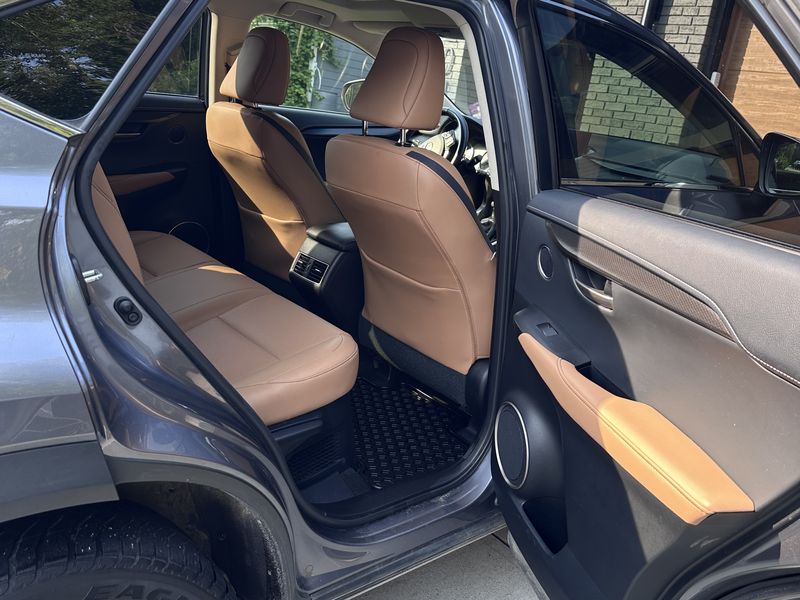 Lexus NX rear seats cleaned before sale