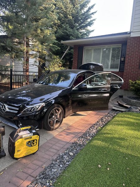 Mercedes-Benz C-Class — detailed on-site, our own power · Calgary