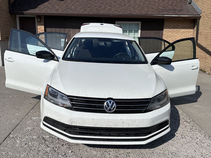 Volkswagen Jetta hand washed at the customer's location