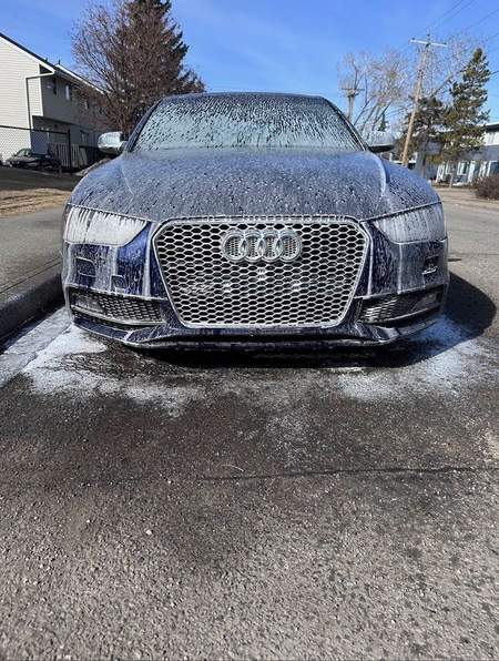 Audi S4 — foam cannon exterior wash · Calgary