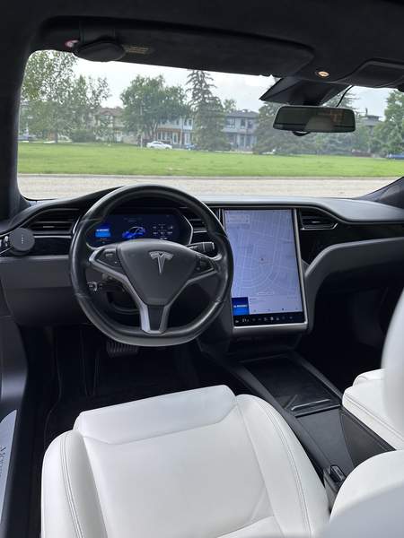 Tesla Model S — interior detail · Calgary