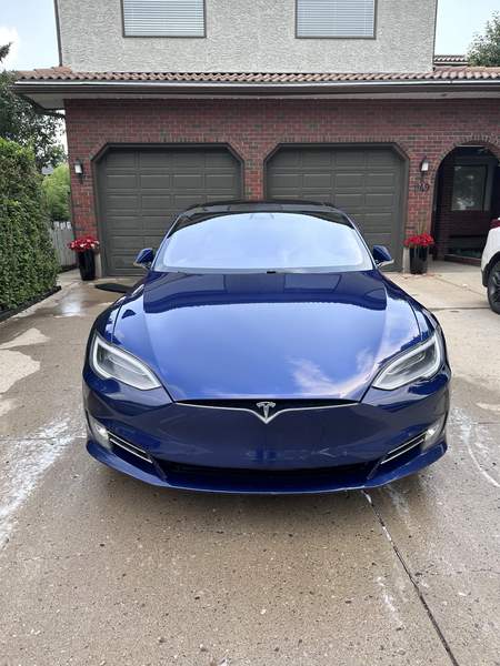 Tesla Model S — exterior detail after · Calgary